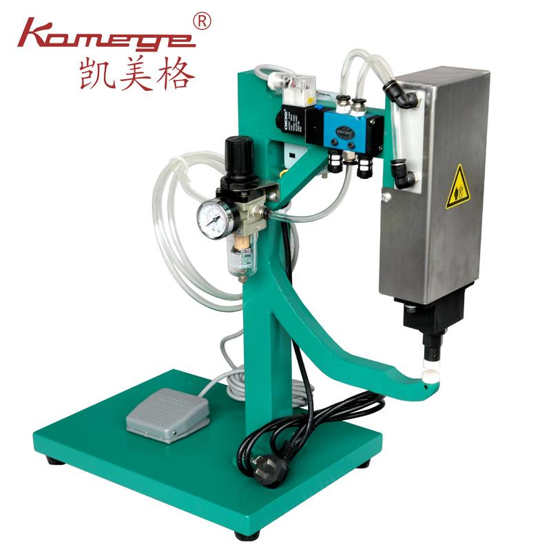 XD-138 Kamege Zipper Buckle Pressing Punching Machine for Bags Shoes Making-leather splitting ...