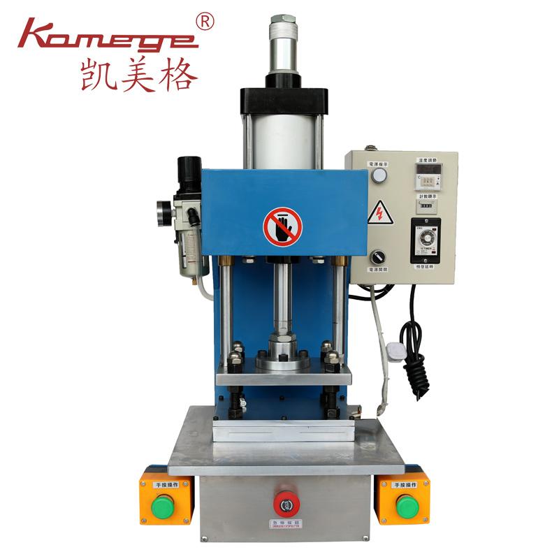 Small Pneumatic Heat Press Machine Logo Leather Embossed Label Printing